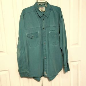 Vintage 90s Levi's 100% Cotton Men's Button Down Shirt